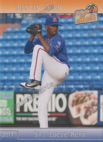 2017 St Lucie Mets Justin Dunn