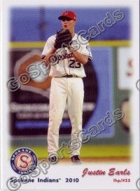 2010 Spokane Indians Justin Earls