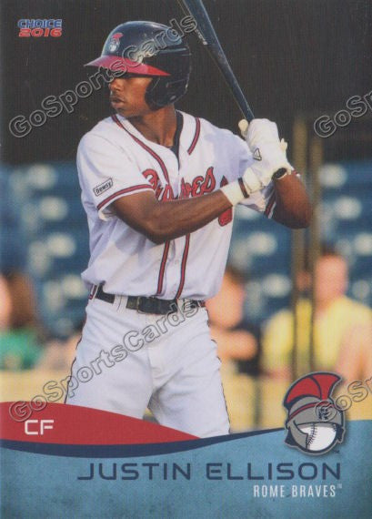 2016 Rome Braves Justin Ellison