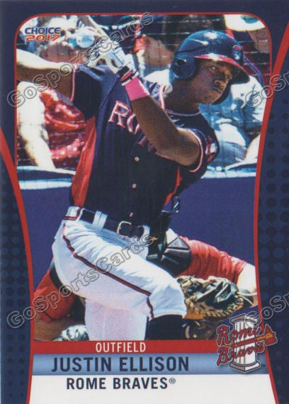 2017 Rome Braves Justin Ellison – Go Sports Cards