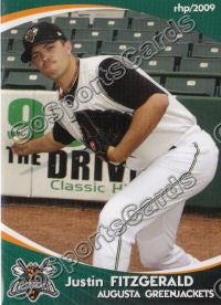 2009 Augusta GreenJackets Justin Fitzgerald