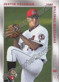 2008 Billings Mustangs Justin Freeman