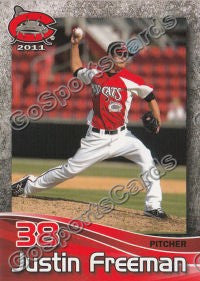 2011 Carolina MudCats Justin Freeman