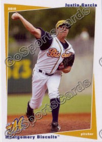 2010 Montgomery Biscuits Justin Garcia