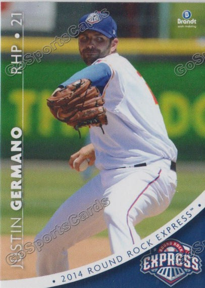 2014 Round Rock Express Justin Germano