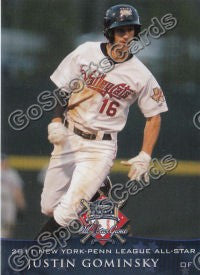 2011 New York Penn League All Star NYPL Justin Gominsky