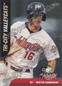 2011 Tri City Valley Cats Justin Gominsky