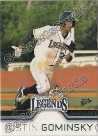 2012 Lexington Legends Justin Gominsky