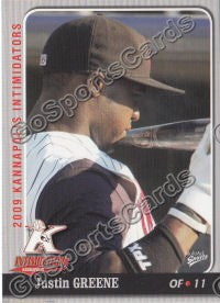 2009 Kannapolis Intimidators Justin Greene