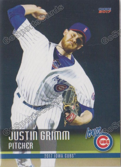 2017 Iowa Cubs Justin Grimm