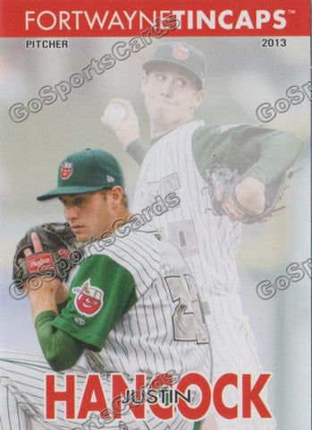 2013 Fort Wayne TinCaps Justin Hancock