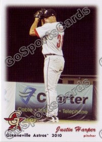 2010 Greeneville Astros Justin Harper