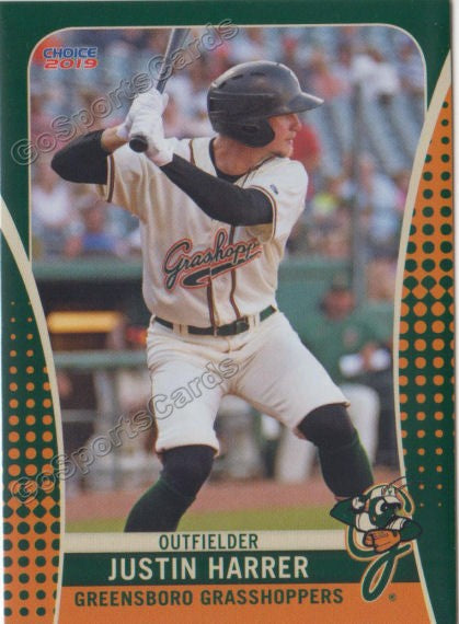 2019 Greensboro Grasshoppers Justin Harrer