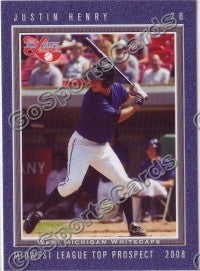 2008 MidWest League Top Prospects Justin Henry
