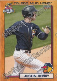 2012 Toledo Mud Hens Justin Henry