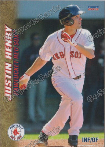 2013 Pawtucket Red Sox Justin Henry