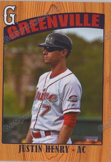 2017 Greenville Drive 2015 ReIssue Justin Henry