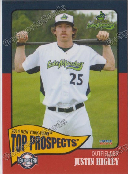 2014 New York Penn League Top Prospect NYPL Justin Higley