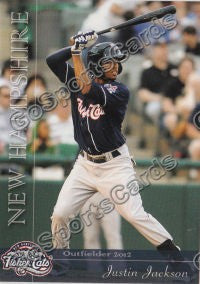 2012 New Hampshire Fisher Cats Justin Jackson