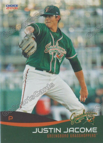 2016 Greensboro Grasshoppers Justin Jacome