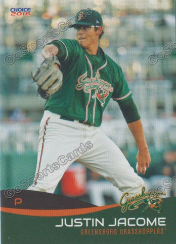 2016 Greensboro Grasshoppers Justin Jacome