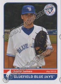 2012 Bluefield Blue Jays Justin James