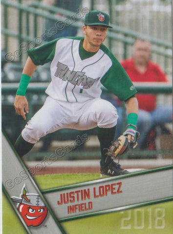 2018 Fort Wayne TinCaps Justin Lopez
