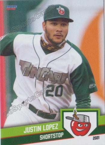 2021 Fort Wayne TinCaps Justin Lopez
