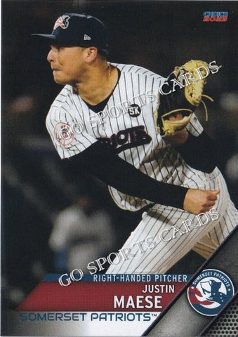 2023 Somerset Patriots Justin Maese