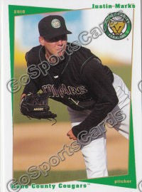 2010 Kane County Cougars Justin Marks