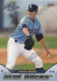 2011 Wilmington Blue Rocks Justin Marks