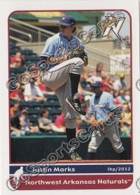 2012 Northwest Arkansas Naturals Justin Marks