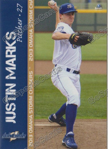 2013 Omaha Storm Chasers Justin Marks