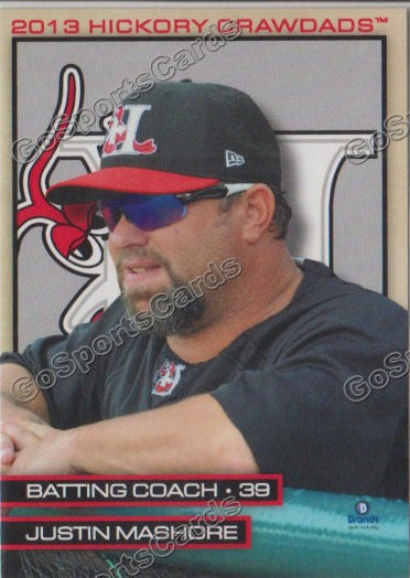 2013 Hickory Crawdads Justin Mashore