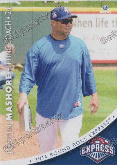 2014 Round Rock Express Justin Mashore