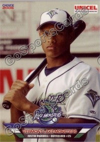 2006 Vermont Lake Monsters Justin Maxwell