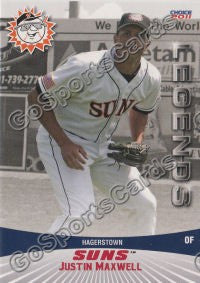 2011 Hagerstown Suns Legends Justin Maxwell
