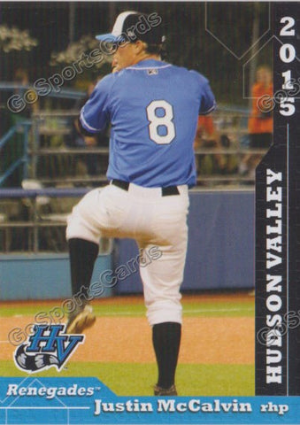 2015 Hudson Valley Renegades Justin McCalvin