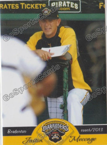2013 Bradenton Marauders Justin Meccage