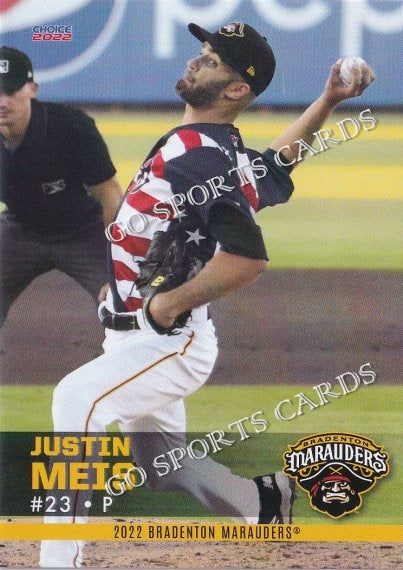 2022 Bradenton Marauders Justin Meis