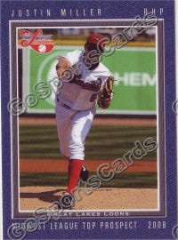2008 MidWest League Top Prospects Justin Miller
