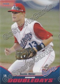 2011 Auburn DoubleDays Justin Miller