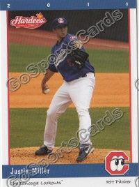 2011 Chattanooga Lookouts Justin Miller