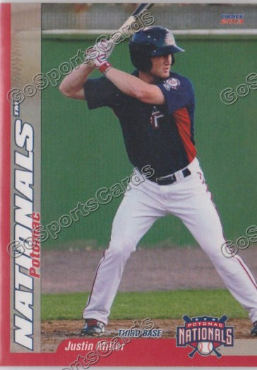 2013 Potomac Nationals Justin Miller