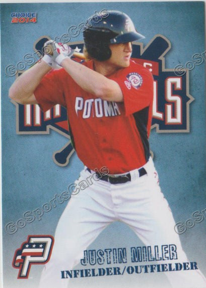 2014 Potomac Nationals Justin Miller