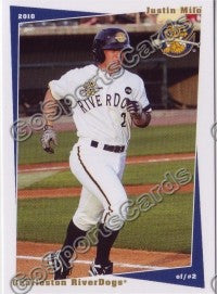 2010 Charleston RiverDogs Justin Milo