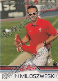 2012 Reading Phillies Justin Miloszweski