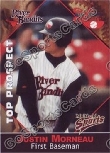 2001 Midwest League Top Prospect Multi-Ad Justin Morneau