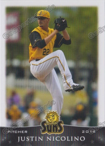 2014 Jacksonville Suns Justin Nicolino