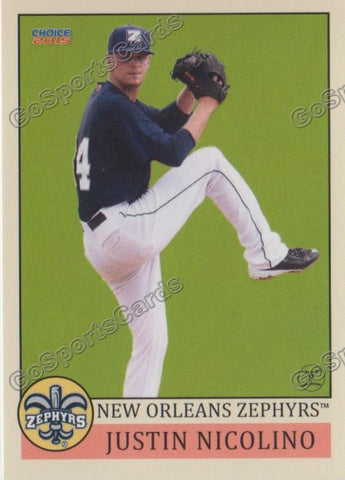 2015 New Orleans Zephyrs Justin Nicolino
